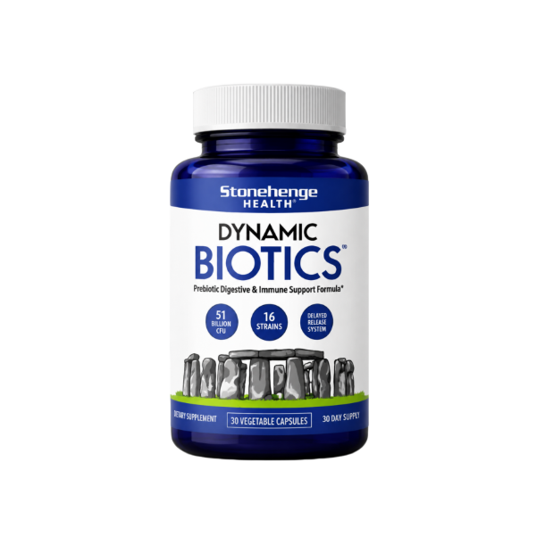 Stonehenge Health Dynamic Biotics® | Probiotic Gut Immune Support - 30 Day