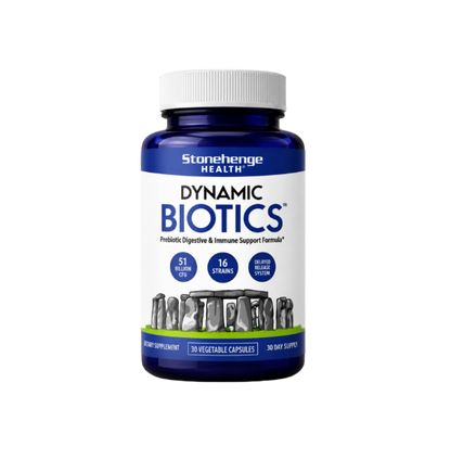 Stonehenge Health Dynamic Biotics® | Probiotic Gut Immune Support - 30 Day